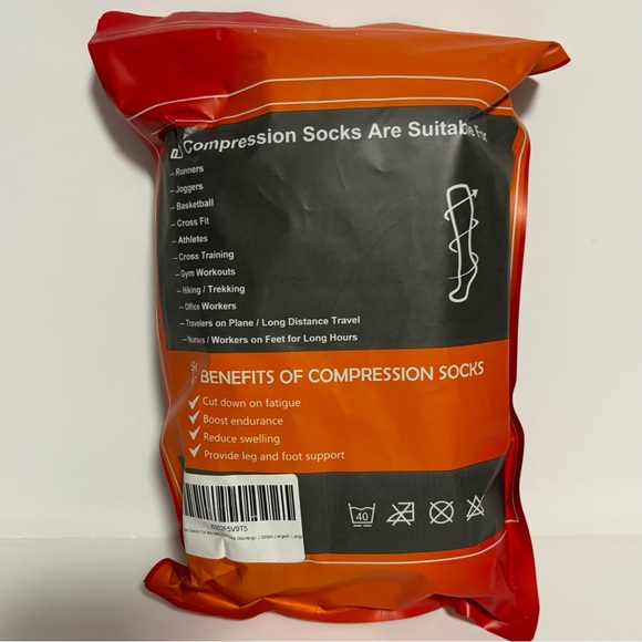 Unisex ELITE Performance compression Socks LG/XL 3 pr graphic men or women NWOT - Picture 6 of 8